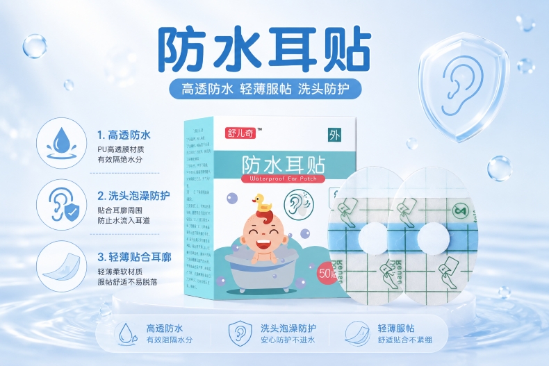 防水耳贴贴牌定制
